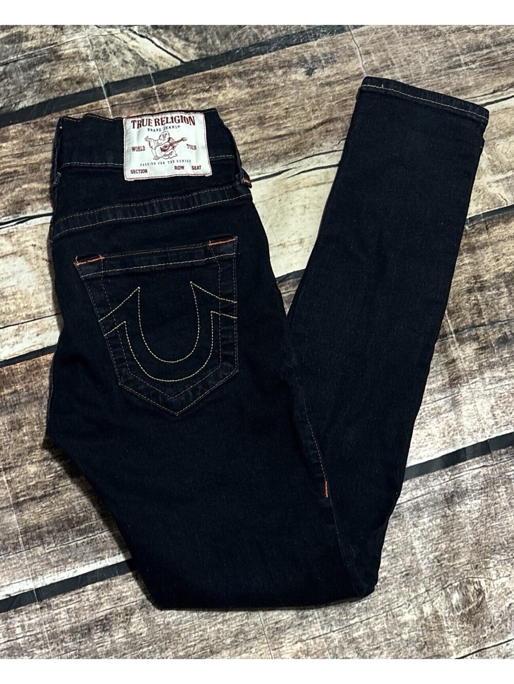True Religion Jeans Womens 28x30 Matt Ultra Skinny Cotton Stretch